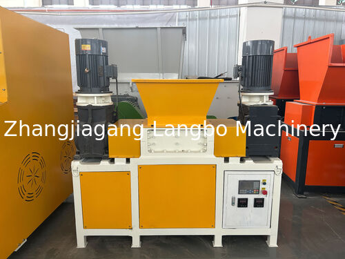 أحدث حالة شركة حول Double Shaft Shredder for Plastic Waste Recycling