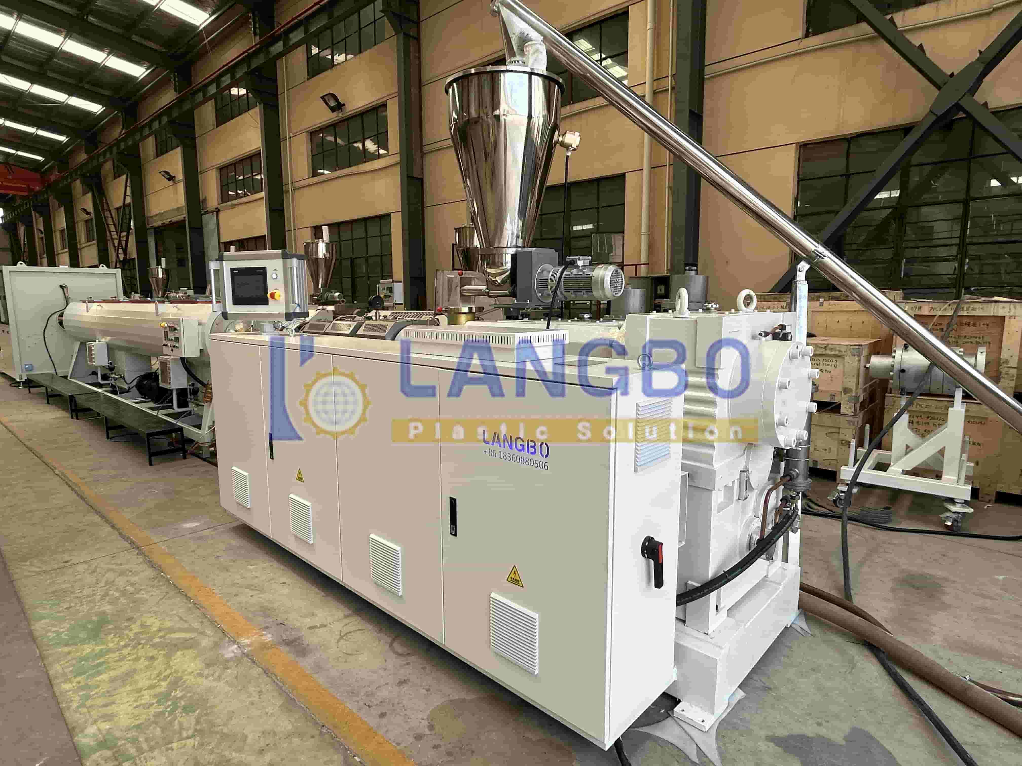 أحدث حالة شركة حول 90–315mm PVC Pipe Extrusion Line for Infrastructure Pipe Manufacturing in Tunisia