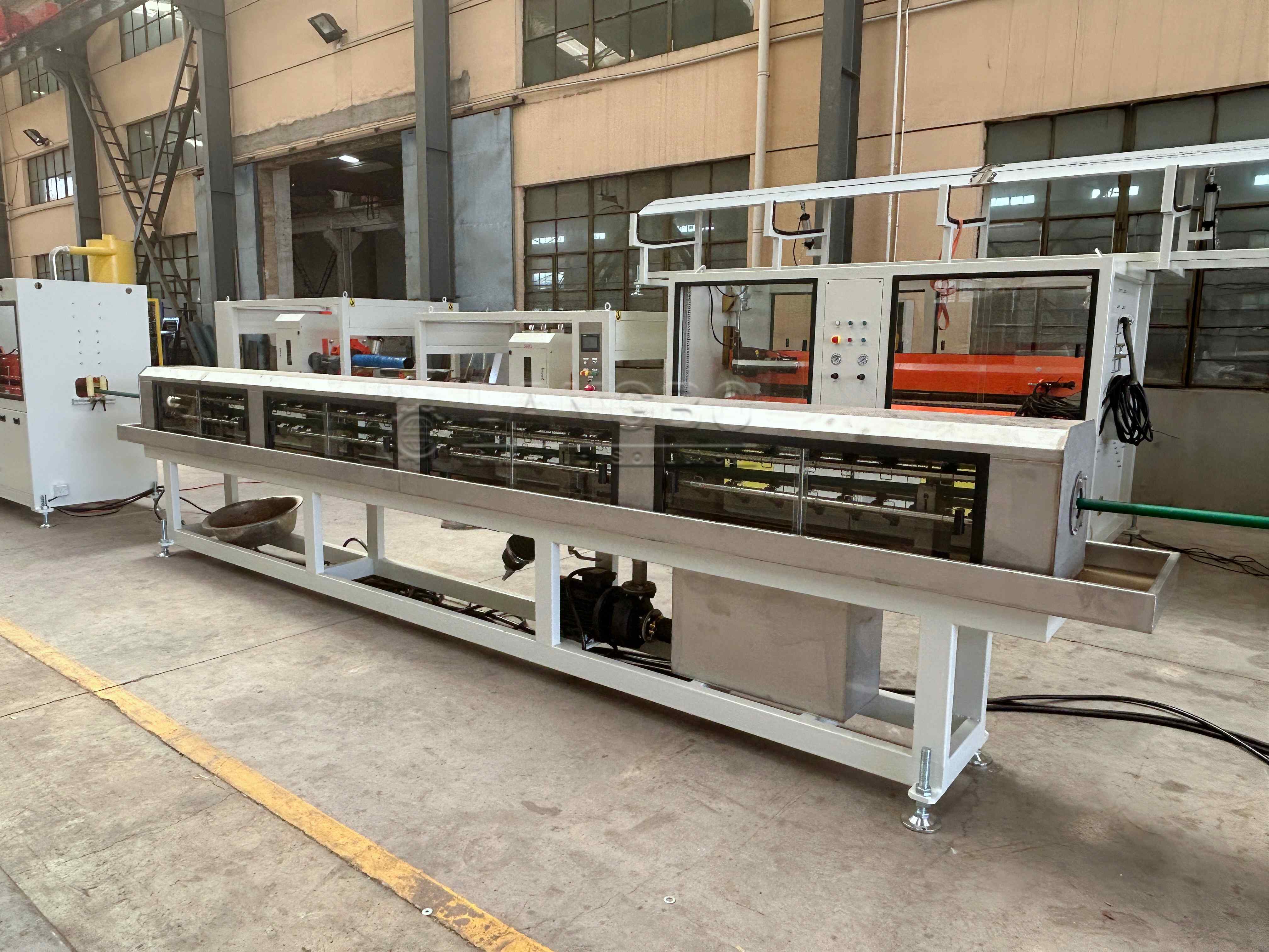 أحدث حالة شركة حول PPR Pipe Extrusion Line Project for Hot and Cold Water Pipe Manufacturing in Albania