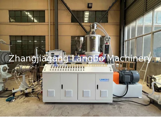 جودة  Natural Gas Pe Pipe Production Line , Single Screw Extruder Hdpe Pipe Machine مصنع