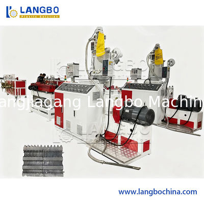جودة  High Speed Plastic Corrugated Pipe Machine / Corrugated Tube Extruder Making Machine مصنع