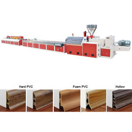 جودة  Floor Baseboard Pvc Wall Panel Extrusion Line Skirting Board Manufacturing مصنع