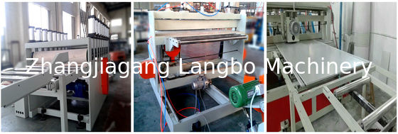 آلة تصنيع ألواح الرغوة البلاستيكية / خط بثق لوح الرغوة WPC / خط الإنتاج