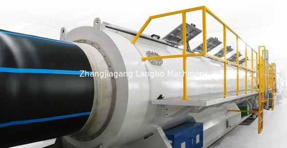خط إنتاج بثق الأنبوب Hdpe PE شاشة تعمل باللمس DN630mm