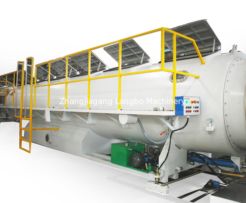 355-800mm قطر خط طحن أنابيب HDPE PE ذات السعة العالية مع صندوق التروس المتكامل