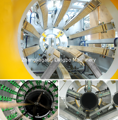 450mm PE إمدادات المياه الغاز الصرف الصحي التوزيع المجاري الكهربائية القناة البلاستيكية محفز صنع آلة