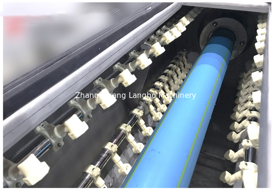 آلة صنع أنابيب HDPE الملونة المخصصة مع القطع الكوكبي