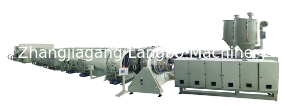 خط بثق الأنبوب HDPE أحادي اللولب بيع واسع إخراج عالي 65 مم