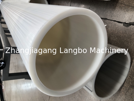 خط بثق الأنبوب HDPE أحادي اللولب بيع واسع إخراج عالي 65 مم