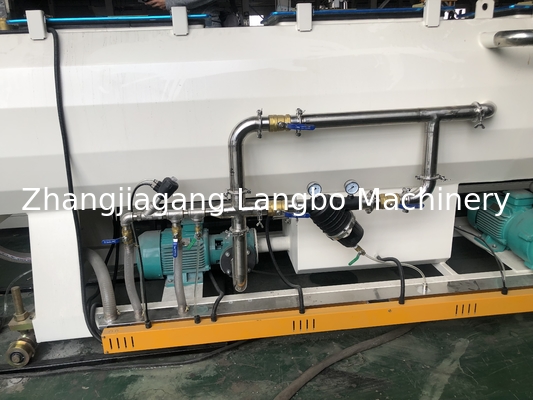 380 فولت 50 هرتز 3 مرحلة HDPE أنابيب تصنيع آلة أنابيب طحن خط مخصص