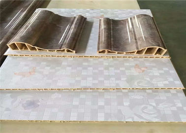 350KG / H سرعة المنتج WPC آلة لوحة الجدار ، PLC التحكم WPC الشخصي خط إنتاج