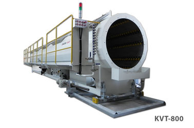 خط بثق الأنبوب PVC الأوتوماتيكي تحكم PLC بتكلفة صيانة منخفضة لولب مزدوج مخروطي لمياه الصرف الصحي وأنابيب الصرف الصحي