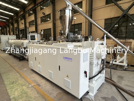 صندوق التروس المتكامل 50-200mm خط طحن أنابيب PVC مع هيكل قوي واستقرار