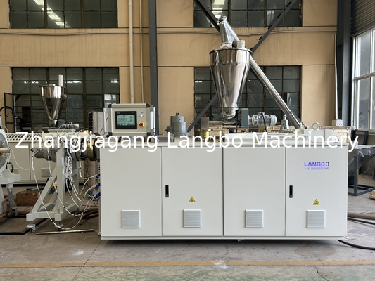 صندوق التروس المتكامل 50-200mm خط طحن أنابيب PVC مع هيكل قوي واستقرار