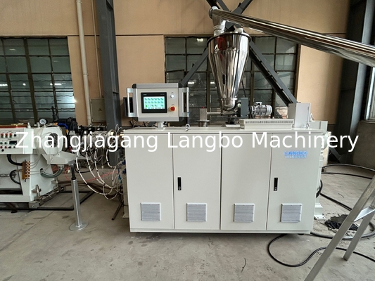 خط طحن أوتوماتيكي للأنابيب PLC CPVC مع قطر 20-110mm
