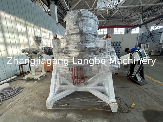 خط طحن أنابيب HDPE 355-800mm مع طحن حديدية واحدة