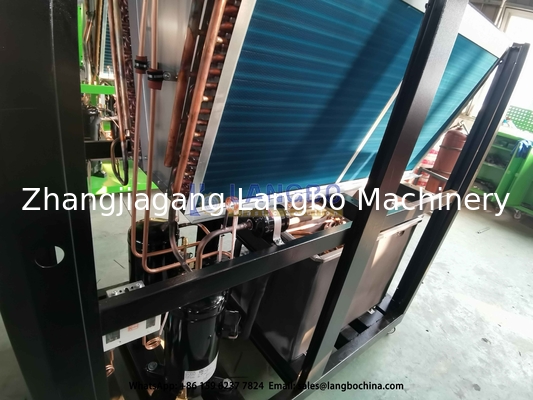 خط طحن أنابيب HDPE فعال مجهز بأفضل نوعية آلة التبريد بالهواء R4047C / R22 المبرد