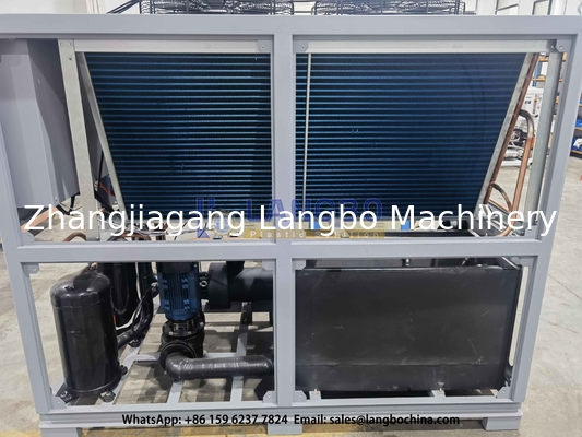 خط طحن أنابيب HDPE فعال مجهز بأفضل نوعية آلة التبريد بالهواء R4047C / R22 المبرد