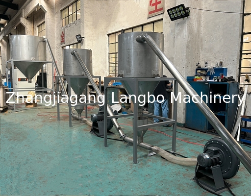 مادة PVC PP PE مسحوق بلاستيكي حار القطع Pelleziting Granulating Granulator Machine / Pelletizer Line