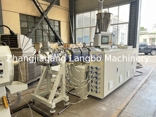 أنابيب البلاستيك PVC 0.5 بوصة إلى 15 بوصة أنابيب المياه مخروط مزدوج المسمار Extruder Machine Tube Making Machinery/Equipment/Extrusion Production Line