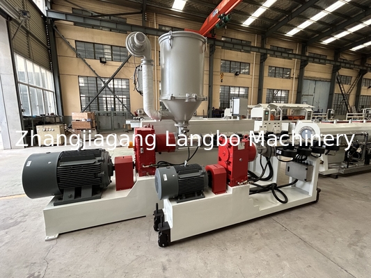 خط طحن أنابيب HDPE PE ذو كثافة عالية مع تصميم برغي واحد للاحتياجات المخصصة بالجهد
