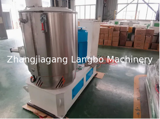 آلة خلط مواد PVC 300L / مزج المواد الخام البلاستيكية / مزج ساخن عالي السرعة لعمليات التجمع
