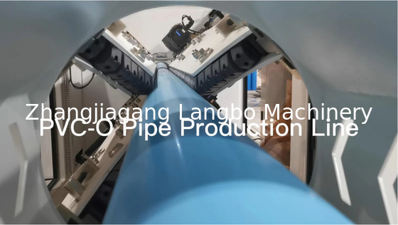 75mm~630mm أنابيب البلاستيك PVC-O آلة طحن قطر كبير خط إنتاج أنابيب Pvco O-PVC