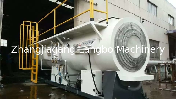 آلة بثق البلاستيك 630 مم لولب مزدوج لأنابيب PVC