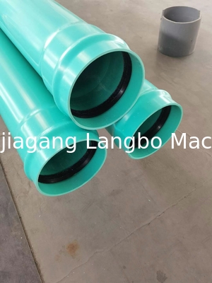 50-150 ملم آلة تصنيع أنابيب البلاستيك PVC / محرك طحن أنابيب البلاستيك PVC لأنابيب المياه