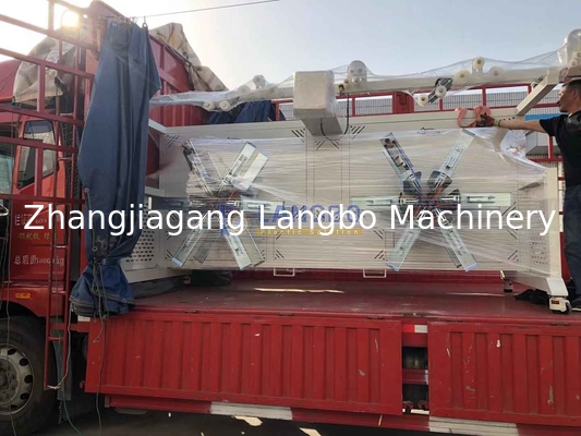 طوافة أنابيب PE البلاستيكية مزدوجة القرص التلقائية بالكامل لمعالجة أنابيب HDPE بحجم 20 مم
