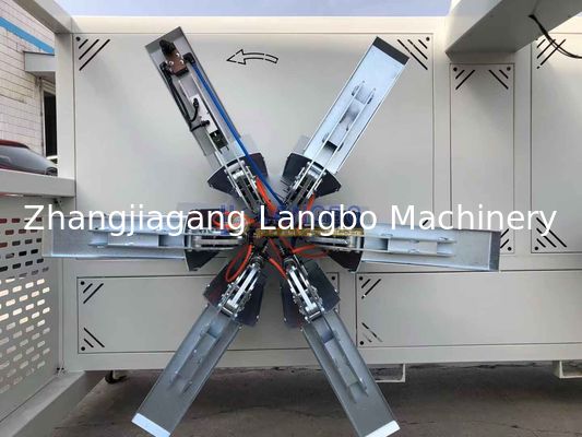 آلة لف أنابيب البولي إيثيلين مع مكونات كهربائية من شنايدر وسرعة لف 0.1-10 متر/دقيقة