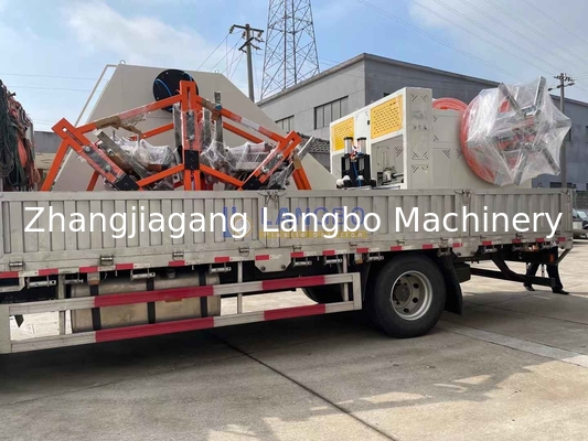 آلة تدوير الأنابيب البلاستيكية PE الكاملة الأوتوماتيكية لمعالجة أنابيب HDPE