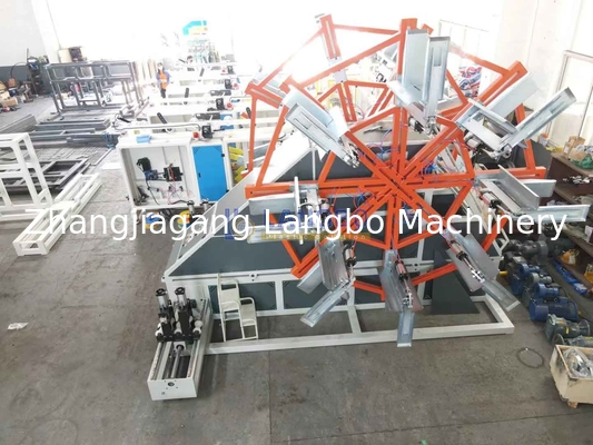 البلاستيك HDPE PE أنبوب الماء خرطوم محطة واحدة طوافة الملفوفة معدات التلف الآلي