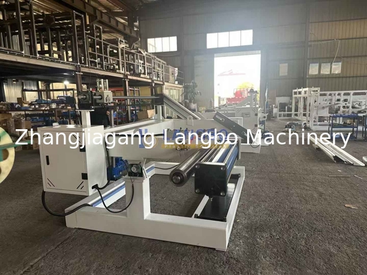 بكرة لف أنابيب البولي إيثيلين الأوتوماتيكية ذات القرص المزدوج لماكينة لف البلاستيك متعددة الوظائف، نطاق اللف 1600-3200 ملم
