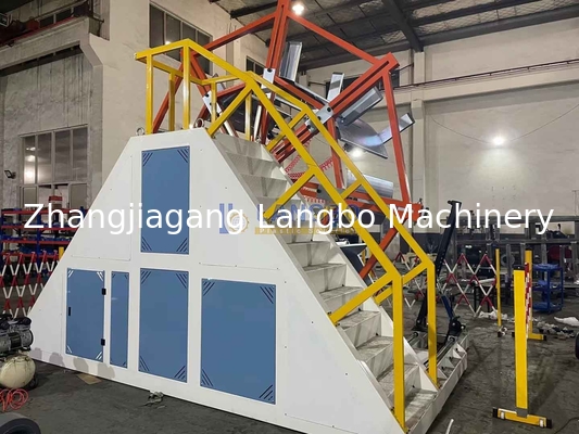 بكرة خرطوم البولي ايثيلين قرص مزدوج 16 20 32 50 63 مم لقطر 16-160 مم 4500*2450*2700