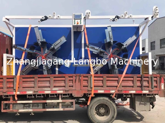 16-160MM قطر محطة القرص المزدوج البلاستيكي PE أنبوب الملفوفة نطاق الملفوفة 1600-3200mm لللفول