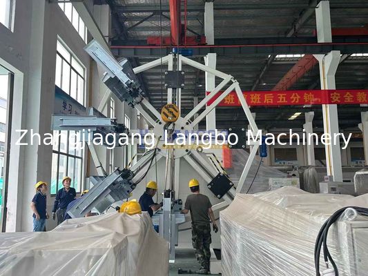 بكرة أنابيب الري PE ذات القطر الكبير لمحطة مزدوجة