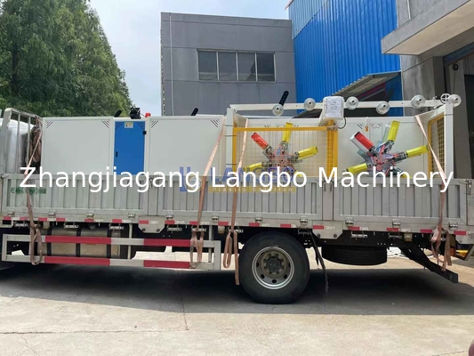 بكرة مزدوجة القرص أوتوماتيكية بالكامل لأنابيب HDPE/Pert/LDPE بأقطار 16-63 مم، آلة لف البلاستيك
