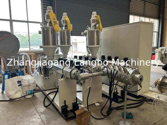 خط إنتاج بثق أنابيب الري بالتنقيط البلاستيكية PPR لتصريف المياه وأنابيب الري بالتنقيط الزراعية وأنابيب التوصيل الكهربائي