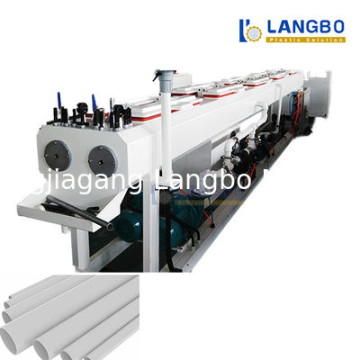 آلة إنتاج بثق الأنابيب البلاستيكية اللولب المزدوج المخروطي لـ PVC HDPE PPR تصريف المياه والصرف الصحي وأنبوب الخراطيم الكهربائية