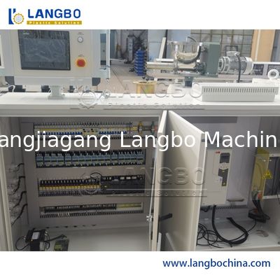 خط إنتاج بثق أنابيب البلاستيك عالية السرعة PE/PP/HDPE/PVC/PPR/MPP