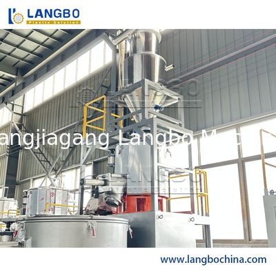 وحدة خلط بلاستيكية صينية الصنع عالية الجودة / آلة خلط ساخنة وباردة