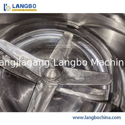 مزج الصناعي لـ PVC Powder عالي السرعة مع نظام تسخين وتبريد لمركبات PVC الصلبة