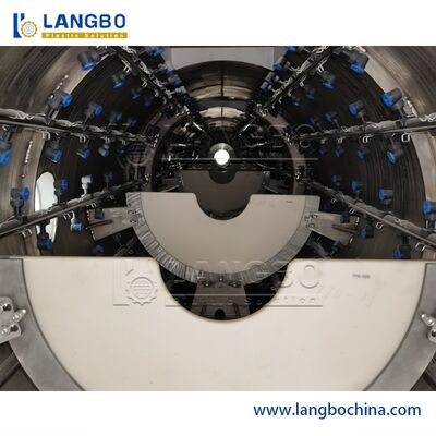 خط بثق الأنبوب PVC سعة 150 كجم / عالي السعة مع نظام قطع خالٍ من الغبار / الرقائق