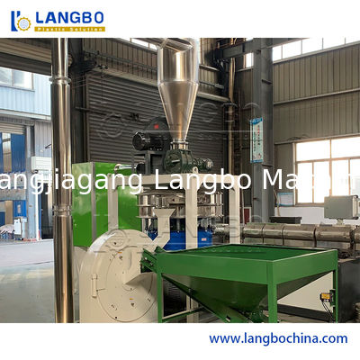 آلة طحن وطحن نفايات إعادة تدوير البلاستيك PP PE PVC