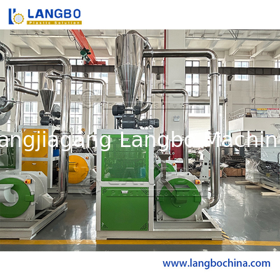 PP PE PVC Pulverizer Miller Machine النفايات البلاستيكية Pulverizer Disc طحن طحن