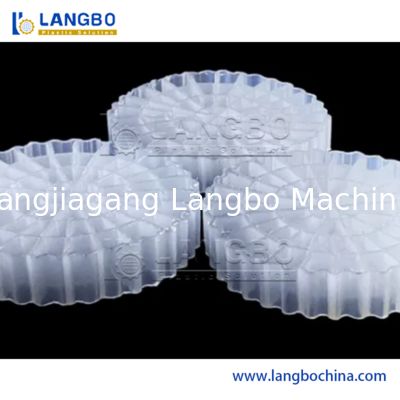 البلاستيك Mbbr شريحة بيولوجية حامل فيلم بيولوجي صناعة الطحن آلات خط آلة