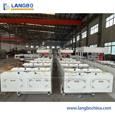 الكهربائية PVC الأنابيب النتوء آلة / آلة الأنابيب كتاب الطبخ مع DTC آلة تغذية دوامة