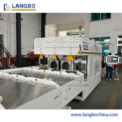 الكهربائية PVC الأنابيب النتوء آلة / آلة الأنابيب كتاب الطبخ مع DTC آلة تغذية دوامة