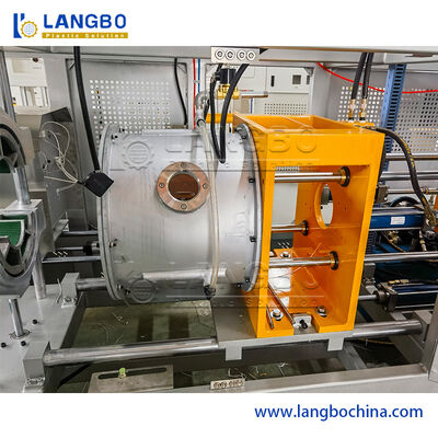 آلة تصنيع الأنابيب البلاستيكية الأوتوماتيكية بقدرة 800 كجم / ساعة